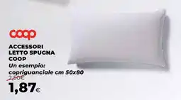 Ipercoop Accessori letto spugna COOP offerta