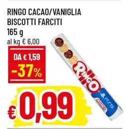 Famila RINGO CACAO/VANIGLIA BISCOTTI FARCITI offerta