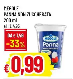 Famila MEGGLE Panna Non Zuccherata offerta