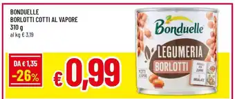 Famila BONDUELLE BORLOTTI COTTI AL VAPORE offerta
