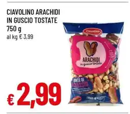 Famila CIAVOLINO ARACHIDI IN GUSCIO TOSTATE offerta