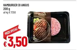 Famila HAMBURGER DI ANGUS offerta