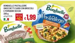 Famila BONDUELLE PASTALLEGRE GNOCCHETTI SARDI CON BROCCOLI E POMODORI SECCHI offerta
