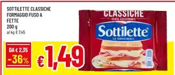 Famila Sottilette Classiche Formaggio Fuso a Fette offerta