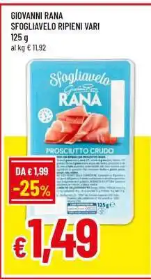 Famila GIOVANNI RANA SFOGLIAVELO RIPIENI VARI offerta