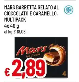 Famila Mars Barretta Gelato al Cioccolato e Caramello, Multipack offerta
