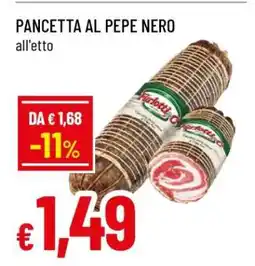 Famila PANCETTA AL PEPE NERO offerta