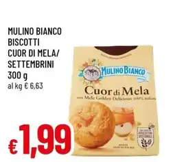 Famila MULINO BIANCO biscotti cuor di Mela, settembrini offerta