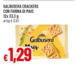 Famila GALBUSERA CRACKERS CON FARINA DI MAIS offerta