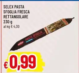 Famila SELEX Pasta Sfoglia Fresca Rettangolare offerta