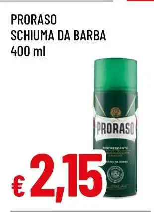 Famila PRORASO SCHIUMA DA BARBA offerta