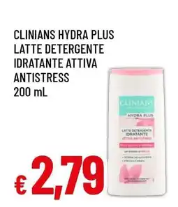Famila Clinians Hydra Plus Latte Detergente Idratante Attiva Antistress offerta
