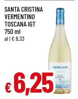 Famila SANTA CRISTINA VERMENTINO TOSCANA IGT offerta