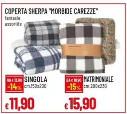 Famila COPERTA SHERPA 'MORBIDE CAREZZE' SINGOLA offerta
