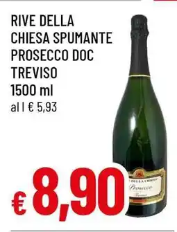 Famila RIVE DELLA CHIESA SPUMANTE PROSECCO DOC TREVISO offerta
