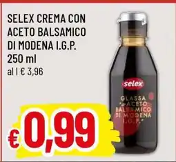 Famila SELEX CREMA CON ACETO BALSAMICO DI MODENA I.G.P offerta