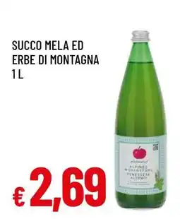 Famila SUCCO MELA ED ERBE DI MONTAGNA 1 L offerta