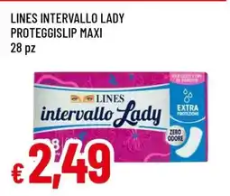 Famila LINES INTERVALLO LADY PROTEGGISLIP MAXI offerta