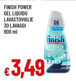 Famila Finish Power Gel Liquido Lavastoviglie offerta