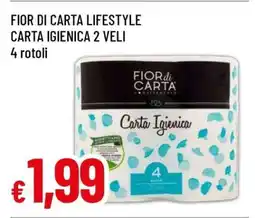 Famila FIOR DI CARTA LIFESTYLE CARTA IGIENICA 2 VELI offerta