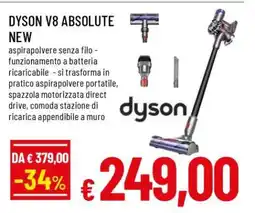 Famila DYSON V8 ABSOLUTE NEW offerta