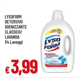 Famila LYSOFORM DETERSIVO IGIENIZZANTE CLASSICO/LAVANDA offerta