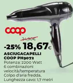 Ipercoop ASCIUGACAPELLI COOP PH9072 offerta