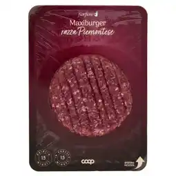Coop MAXIBURGER RAZZA PIEMONTESE FIOR FIORE offerta