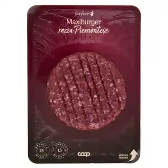 Coop MAXIBURGER RAZZA PIEMONTESE FIOR FIORE offerta