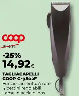 Ipercoop TAGLIACAPELLI COOP G-9802F offerta