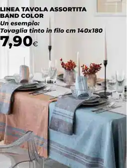 Ipercoop Linea tavola assortita band color offerta