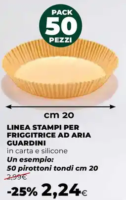 Ipercoop Linea stampi per friggitrice ad aria guardini offerta