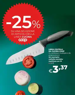 Ipercoop Linea coltelli da cucina COOP offerta