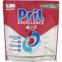 Coop DETERSIVO PER LAVASTOVIGLIE EXCELLENCE PREMIUM 4 IN 1 PRIL offerta