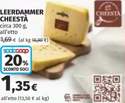 Coop Leerdammer CHEESTÀ offerta