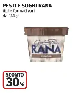 Coop Pesti e sughi RANA offerta