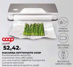 Ipercoop Macchina sottovuoto COOP offerta