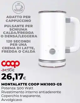 Ipercoop MONTALATTE COOP MK1003-GS offerta