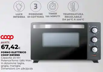 FORNO ELETTRICO COOP DN19N5