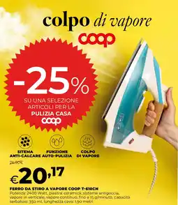 Ipercoop FERRO DA STIRO A VAPORE COOP T-610CN offerta