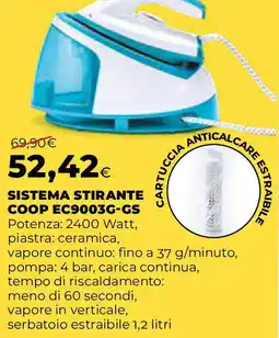 Ipercoop SISTEMA STIRANTE COOP EC9003G-GS offerta