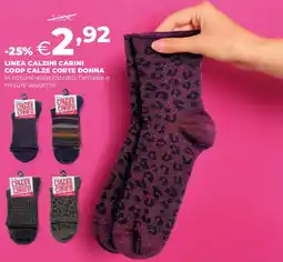 Ipercoop Linea calzini carini coop calze corte donna offerta