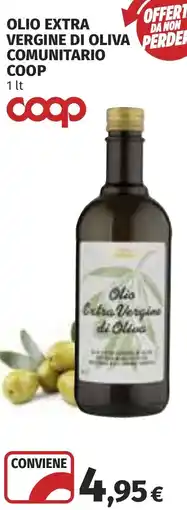 Coop Olio extra vergine di oliva comunitario COOP offerta
