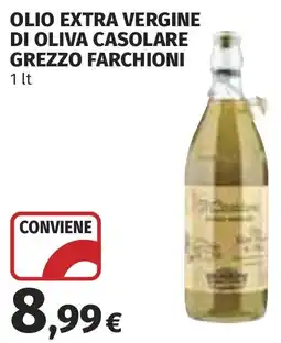 Coop Olio extra vergine di oliva casolare grezzo farchioni offerta