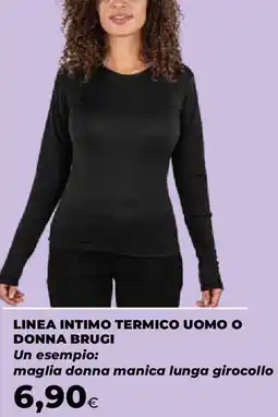 Ipercoop Linea intimo termico uomo o donna brugi offerta