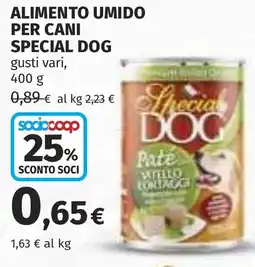 Coop Alimento umido SPECIAL DOG offerta