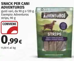 Coop Snack per cani ADVENTUROS offerta