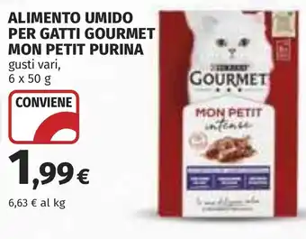 Coop Alimento umido per gatti gourmet mon petit PURINA offerta