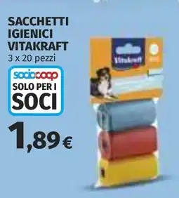 Coop Sacchetti igienici VITAKRAFT offerta