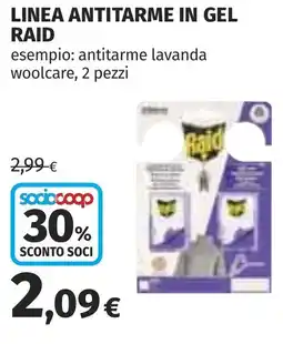 Coop Linea antitarme in gel RAID offerta